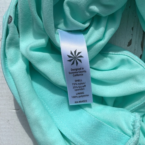 Athleta Brand Light Turquoise Catalina TopTankini - Picture 4 of 5